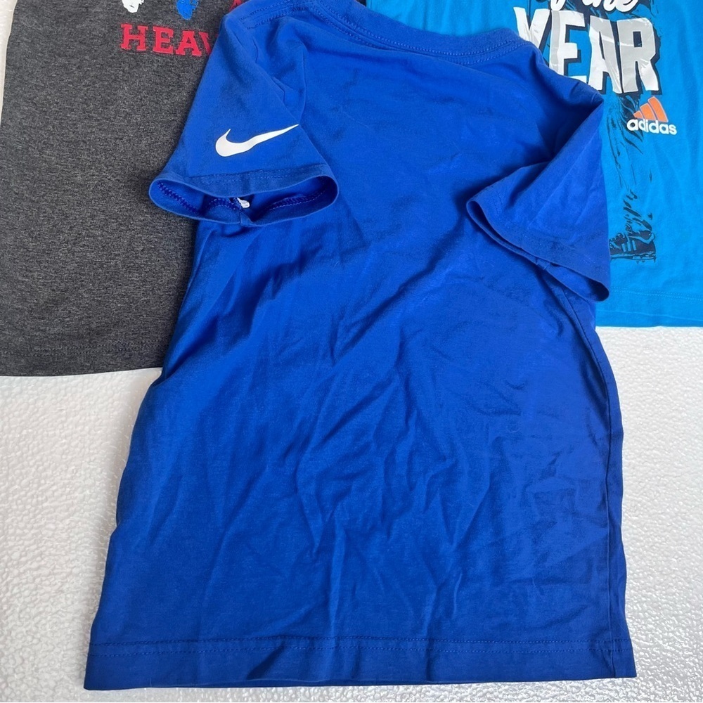 Nike Blue Short Sleeve Matching Set Athletic Tee - Picture 7 of 14